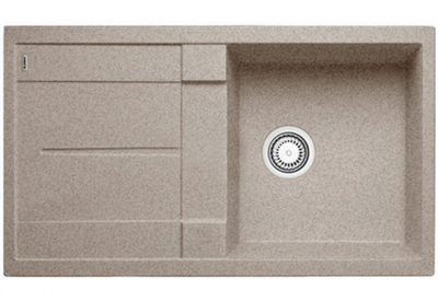 Blanco Metra 5S, мойка, гранит, серый беж с клапаном-автоматом 517348
