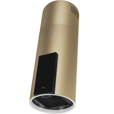 Вытяжка островная цилиндрическая Maunfeld ALBA 39 Isla Gold ка-00027130