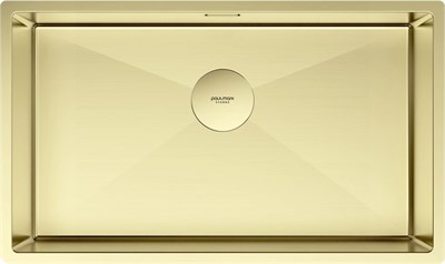 Мойка из нержавеющей стали Paulmark NEXT 74 UNI, мойка, нержавеющая сталь, светлое золото pm217444-lg