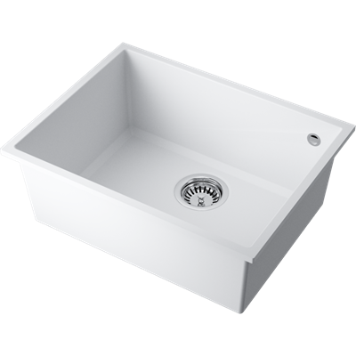 Omoikiri Kata 54-U-WH, мойка, гранит, белый 4997519