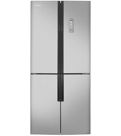 Трехкамерный холодильник отдельностоящий Hansa FY418.3DFXC серебристый 1171250