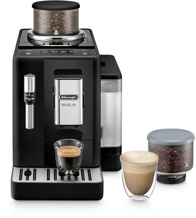 Кофемашина автоматическая DeLonghi Rivelia EXAM440.35.B, черный exam440.35.b