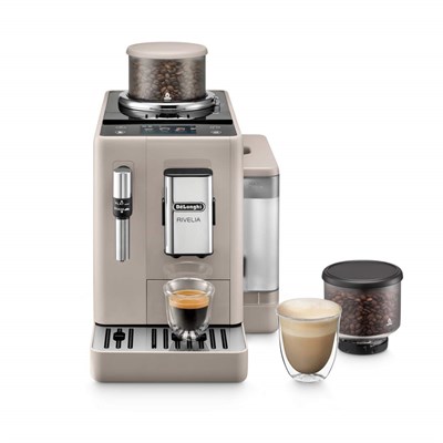 Кофемашина автоматическая DeLonghi Rivelia EXAM440.35.BG, бежевый exam440.35.bg