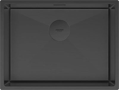 Мойка из нержавеющей стали Paulmark NEXT 58 UNI, мойка, нержавеющая сталь, матовый черный pm215844-mbn