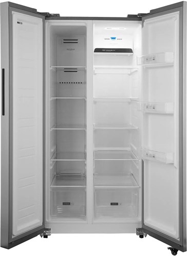 Двухкамерный холодильник отдельностоящий Hyundai CS45082F нержавеющая сталь 2032153