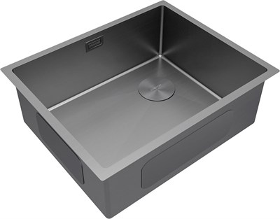 Мойка из нержавеющей стали Paulmark NEXT 54 UNI, мойка, нержавеющая сталь, матовый черный pm215444-mbn