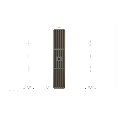 Варочная панель с вытяжкой Kuppersbusch KMI 8500.0 WR Black Chrome kmi 8500.0 wr black chrome