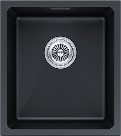 Мойка гранитная Paulmark DECORATION 56, мойка, гранит, антрацит pm935650-an