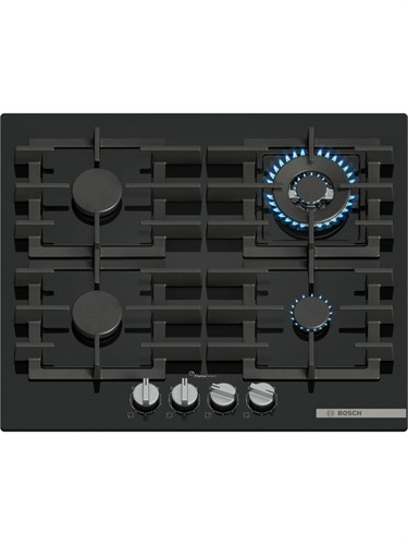 Варочная газовая панель Bosch PPH6A6I40O, черный pph6a6i40o