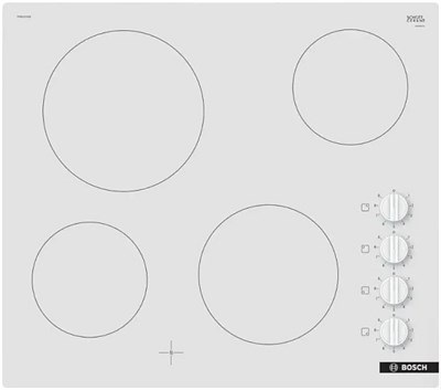 Варочная панель электрическая Bosch PKE612CA2E, белый pke612ca2e