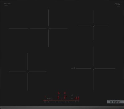 Варочная панель индукционная Bosch PIF63KHC1E, черный pif63khc1e