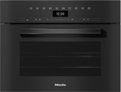 Паровая печь встраиваемая Miele DGC 7440 HC Pro OBSW Obsidian Black, черный обсидиан dgc 7440 hc pro obsw