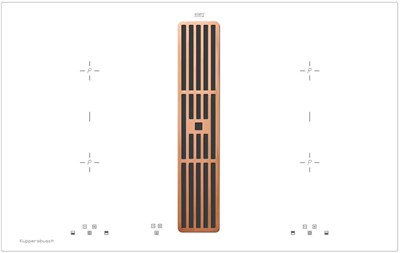 Варочная панель с вытяжкой Kuppersbusch KMI 8500.0 WR Copper kmi 8500.0 wr copper