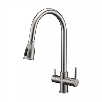 Paulmark LANGE, смеситель, брашированная сталь la214212-bs