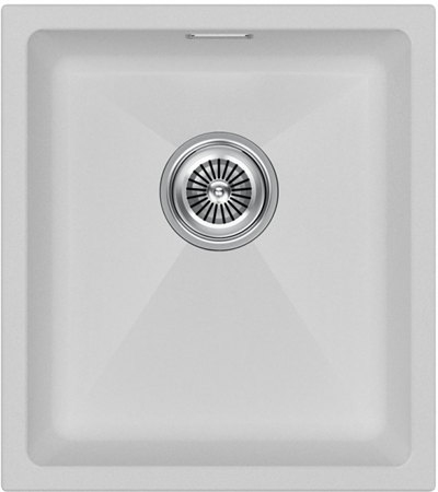 Мойка гранитная Paulmark LUMI 41UNI, мойка, гранит, белый lu41-wh