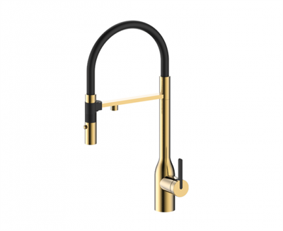 Смеситель из металла Paulmark Magneto One, смеситель, светлое золото ma213188-lg