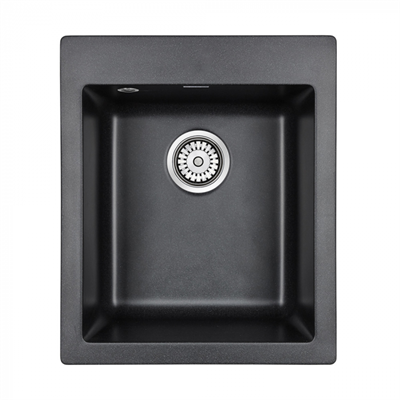 Мойка гранитная Paulmark KANTE 40, мойка, гранит, черный pm104249-bl