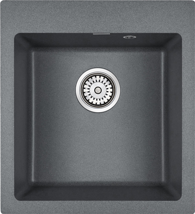 Мойка гранитная Paulmark KANTE 45, мойка, гранит, графит pm104651-dg