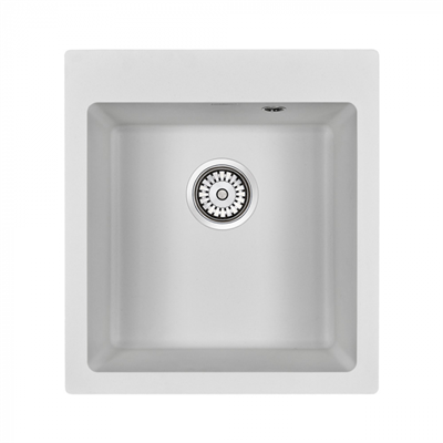 Мойка гранитная Paulmark KANTE 45, мойка, гранит, белый pm104651-wh