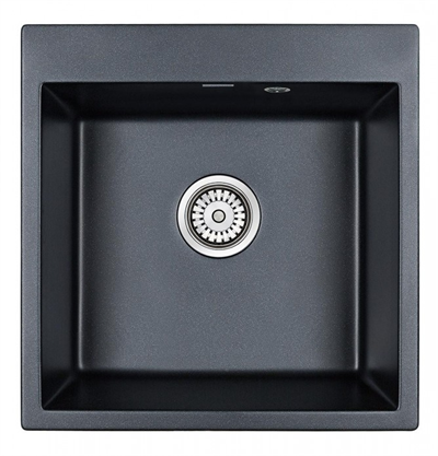 Мойка гранитная Paulmark KANTE 50, мойка, гранит, антрацит pm105152-an