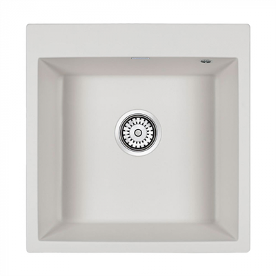 Мойка гранитная Paulmark KANTE 50, мойка, гранит, белый pm105152-wh