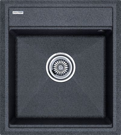 Мойка гранитная Paulmark STEPIA 45, мойка, гранит, графит pm114651-dg