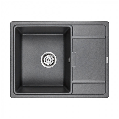 Мойка гранитная Paulmark FLUGEN 50-650, мойка, гранит, графит pm216550-dg