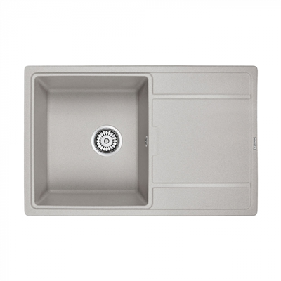 Мойка гранитная Paulmark FLUGEN 50-780, мойка, гранит, серый pm217850-gr