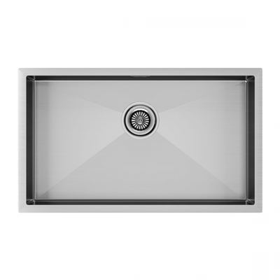 Мойка из нержавеющей стали Paulmark GERBERG 74 UNI, мойка, нержавеющая сталь брашированная pm257444-bs