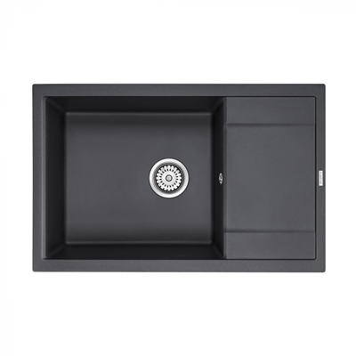 Мойка гранитная Paulmark FLUGEN 60, мойка, гранит, черный pm317850-bl