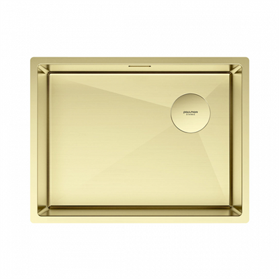 Мойка из нержавеющей стали Paulmark NEXT-SKEW 58 UNI, мойка, нержавеющая сталь, светлое золото pm885844-lg