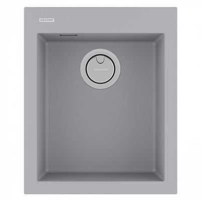 Мойка гранитная Paulmark DECORATION 41, мойка, гранит, серый pm934150-ugr