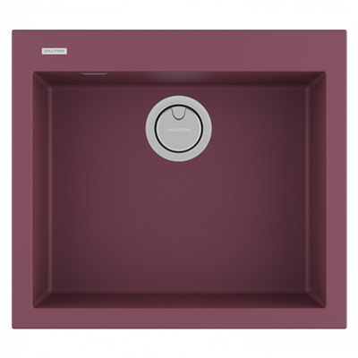 Мойка гранитная Paulmark DECORATION 56, мойка, гранит, merlot pm935650-me