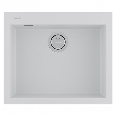 Мойка гранитная Paulmark DECORATION 60, мойка, гранит, белый pm936051-wh