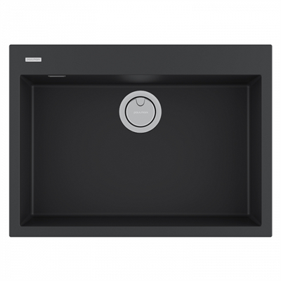 Мойка гранитная Paulmark DECORATION 69, мойка, гранит, антрацит pm936950-an