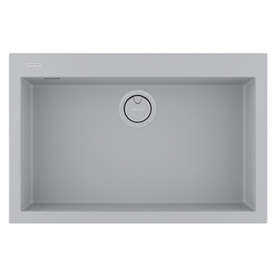 Мойка гранитная Paulmark DECORATION 76, мойка, гранит, серый pm937650-ugr