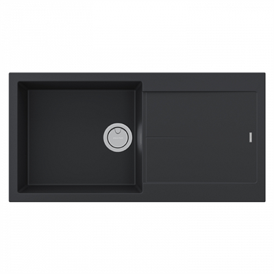 Мойка гранитная Paulmark EXTENSIO 99, мойка, гранит, антрацит pm989950-an
