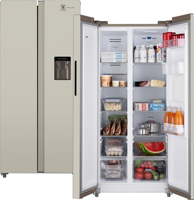 Холодильник Weissgauff WSBS 600 Be NoFrost Inverter Water Dispenser 431527