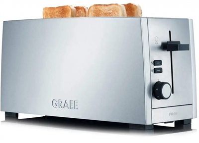Тостер Graef TO 100 silber to 100 silber