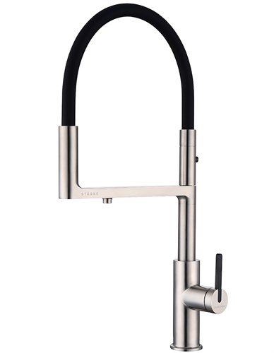 Paulmark TORNADO, смеситель, брашированная сталь to213402-bs