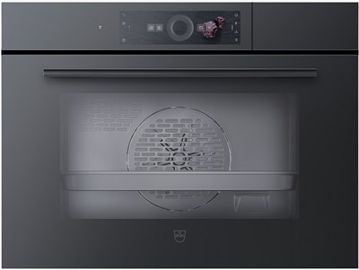 Встраиваемый паровой шкаф V-Zug CombiSteamer V4000 45 черное стекло combisteamer v4000 45 черное стекло