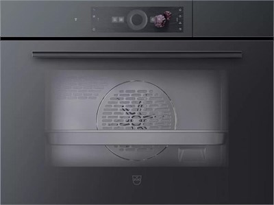 Встраиваемый паровой шкаф V-Zug CombiSteamer V6000 45 CS6T-23032 черное стекло cs6t-23032 черное стекло