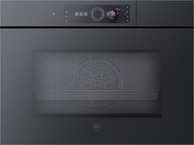 Встраиваемый паровой шкаф V-ZUG CombiSteamer V6000 45M CSM6T-23047 (черное стекло/без ручки) csm6t-23047 черное стекло