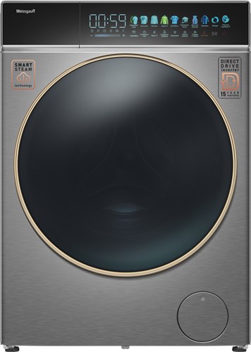 Стиральная машина Weissgauff WM 58411 Direct Drive Inverter Premium Steam Steel 436 159 436159