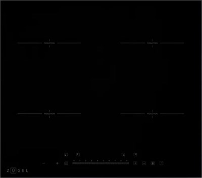 Встраиваемая индукционная варочная панель Zugel ZIH613B 568752