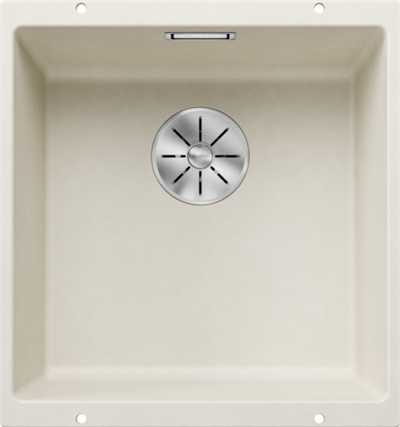 Мойка BLANCO SUBLINE 400-U Silgranit мягкий белый 527166