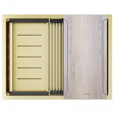 Мойка Paulmark NEXT-MULTI SINK 58 UNI PM785845-LG светлое золото pm785845-lg