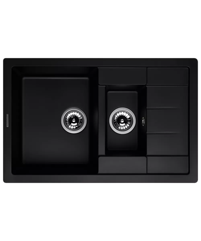Кухонная мойка Kuppersberg Modena 1,5B1D black metallic 00008328 - фото 53175
