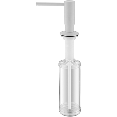 Дозатор для жидкого мыла Paulmark DECUS D004-431 белый матовый - фото 54778