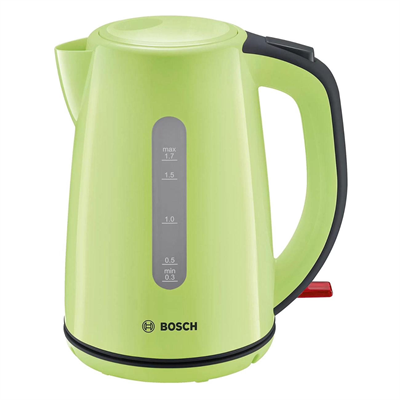 Чайник электрический Bosch TWK7506 1.7л. 2200Вт зеленый/черный (корпус: пластик) - фото 78247